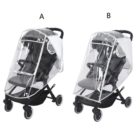 Universal Rain Cover for Strollers Compatible with Most Brands, Weatherproof Snow and Rain Protection