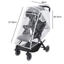 Universal Rain Cover for Strollers Compatible with Most Brands, Weatherproof Snow and Rain Protection