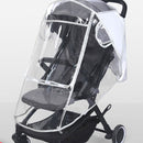 Universal Rain Cover for Strollers Compatible with Most Brands, Weatherproof Snow and Rain Protection