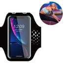 Universal Waterproof Phone Armband, Compatible with iPhone Samsung, Black