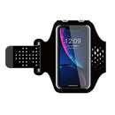 Universal Waterproof Phone Armband, Compatible with iPhone Samsung, Black