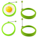 Silicone Egg Rings 4pcs Non-Stick Pancake Cooking Rings Perfect Fried Egg Shape