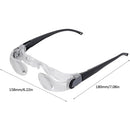 ZQKLA TV Magnifying Glasses 2.1x for Remote Viewing