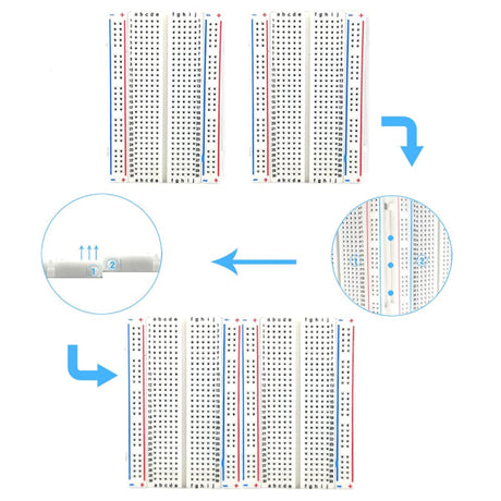 Breadboard 400 Holes Mini Experiment Board