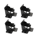 Folding Table Hinge Self-Locking Foldable Support Furniture Leg 4 pcs Black Size M