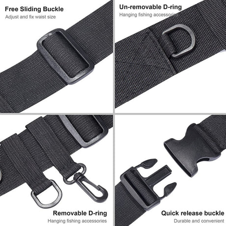 Portable Carp Fishing Rod Holder Inserter Adjustable Waist