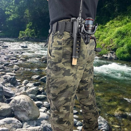 Portable Carp Fishing Rod Holder Inserter Adjustable Waist