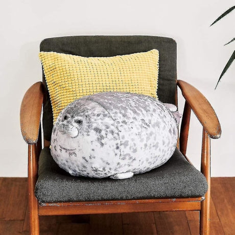 Cute Seal Stuffed Animal Plush Pillow Toy Chubby Blob 60cm Cotton Seal Pillow