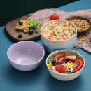 Large Reusable Pasta Bowls 5-Pack, 710ml Unbreakable Plastic Soup \u0026 Salad Bowls in Cream White