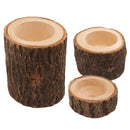 Wooden Candle Holder Rustic Creative Decoration for Home and Wedding Comb