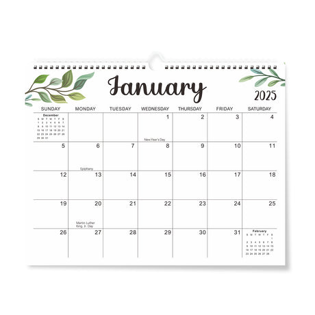 2025 Wall Calendar 14.5 x 11.4 inch Wall Calendar in Progress