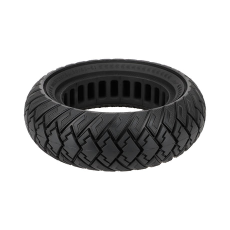 Black 10-Inch 10x3 Off-Road Solid Tire 255x80 Non-Slip 80/65-6 Airless Honeycomb Explosion-Proof Tire