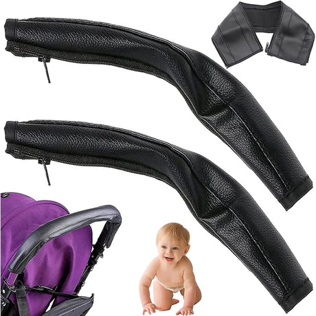 Universal Stroller Handle Covers - 2 Pack, Fits Most Brands