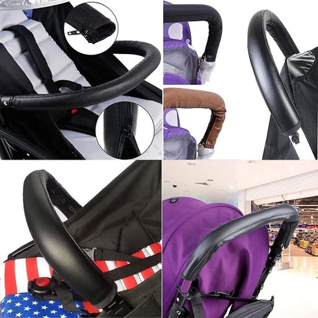 Universal Stroller Handle Covers - 2 Pack, Fits Most Brands