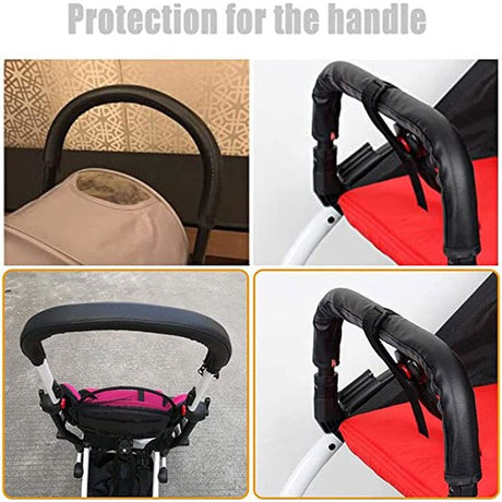 Universal Stroller Handle Covers - 2 Pack, Fits Most Brands