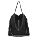 Luxury Shoulder Bag Women Chain Handbag Crossbody Soft Bag Black by WELLNGS