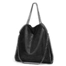 Luxury Shoulder Bag Women Chain Handbag Crossbody Soft Bag Black by WELLNGS