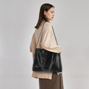 Luxury Shoulder Bag Women Chain Handbag Crossbody Soft Bag Black by WELLNGS