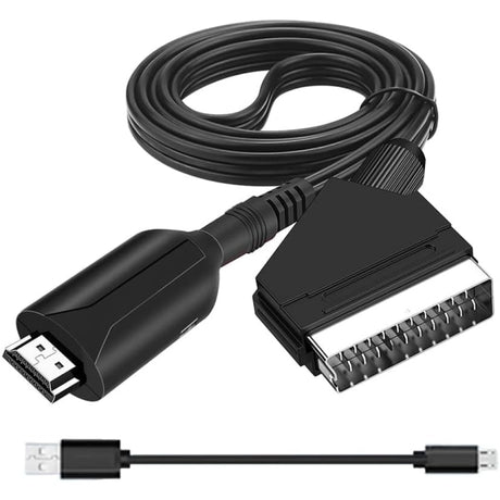 SCART to HDMI Converter Adapter 1080P All-in-One