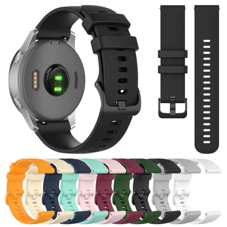 Garmin Venu 3, Forerunner 265 255 245, Vivoactive 4, Venu Sq 2 Plus Compatible Silicone Strap Bracelet, Gray, 22mm 20mm