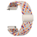 20mm Braided SoloLoop Compatible with Garmin Vivoactive 5 3 3 Music Band VivoMove 3 Trend Sport Venu SQ SQ2 2 Plus Strap Rainbow
