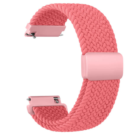 20mm Braided SoloLoop Compatible with Garmin Vivoactive 5 3 3 Music VivoMove3 Trend Sport Venu SQ SQ2 2plus Strap Rose Pink