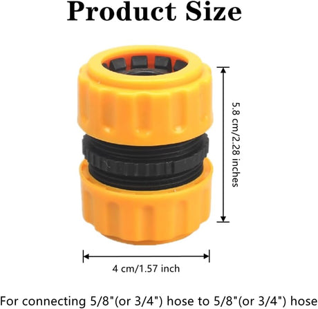 3 PCS Garden Hose Repair Kit Durable Hose Repair Connector Extender 3/4