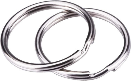 25mm round key rings