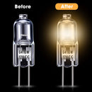 G4 Halogen Lamps 10W 12V Warm White 20-pack Compatible Lighting Fixtures