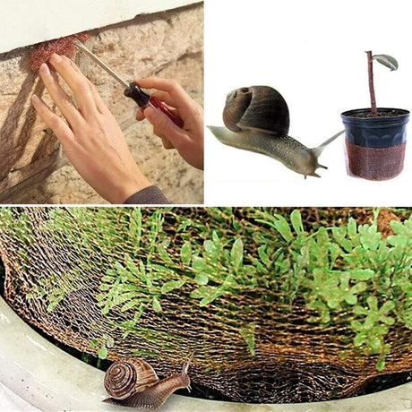 Knitted Copper Mesh Roll 6m Garden Protection Against Snails Mice Birds Nematodes