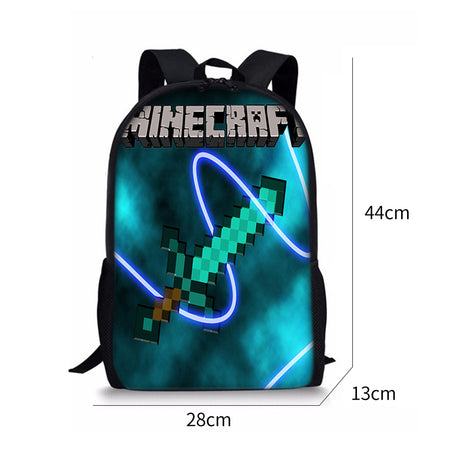 Minecraft Backpack for Kids School Student Bag