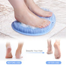 Foot Scrubber Mat with Suction Cups for Shower and Bathroom, Non-Slip Foot Cleaning Massage Mat, Blue