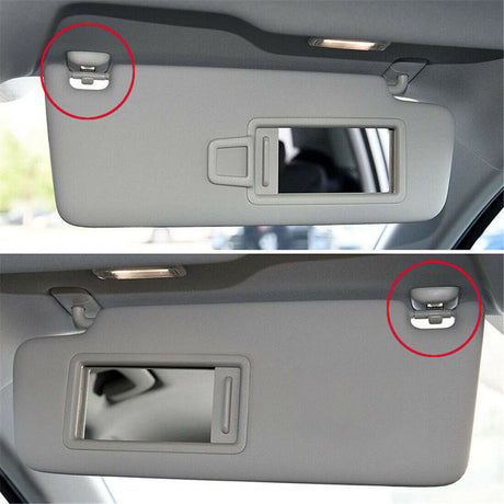Sun Visor Clip Holder Compatible with Audi A1 A3 A4 A5 Q3 Q5 B6 B7 B8 - 2 Pack