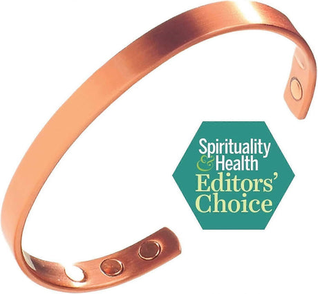 Copper Magnetic Bracelet for Arthritis Carpal Tunnel Joint Pain Relief for Men Women 8pcs Magnets