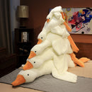 Giant White Goose Plush Pillow 130cm Stuffed Animal