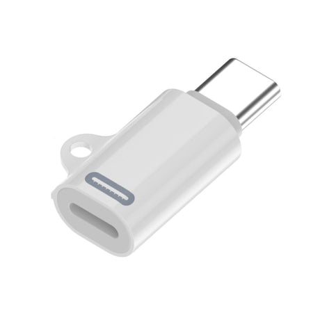 Lightning to USB-C Adapter Compatible with iPhone 15, USB Type-C Converter, White