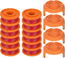 Worx 20V Trimmer Line 12-Pack, Durable Replacement Spool Compatible with Worx, for Pool Cover and Edge Trimmers, Improved Cutting Speed