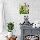 Meditating Frog Garden Statue Outdoor Decoration Resin Ornament for Courtyard Design