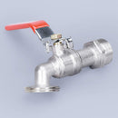 IBC Tank Tap 1000L with S60x6 Thread and Garden Hose Connector