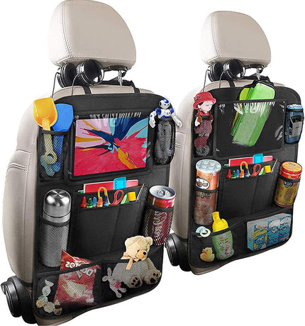 Universal Car Back Seat Tablet Holder 2-Pack Black