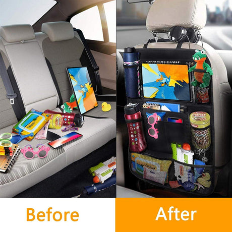 Universal Car Back Seat Tablet Holder 2-Pack Black