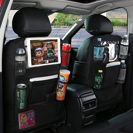Universal Car Back Seat Tablet Holder 2-Pack Black
