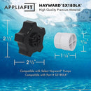 Hayward SX180LA Sand Cylinder Drain Cap with Gasket Compatible with Pro Series Sand Filter Replacement Accessory