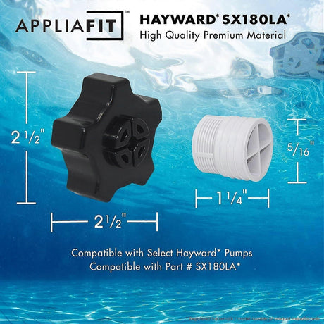 Hayward SX180LA Sand Cylinder Drain Cap with Gasket Compatible with Pro Series Sand Filter Replacement Accessory