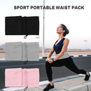 Compatible with Women's Running Waist Belt Hidden Wallet Waist Bag Breathable Black Small