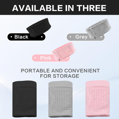 Compatible with Women's Running Waist Belt Hidden Wallet Waist Bag Breathable Black Small