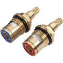 Ceramic Faucet Insert Hot and Cold 1/2 Inch