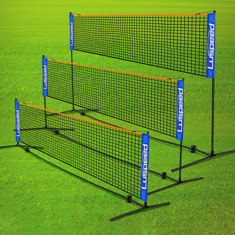 Professional Portable Foldable Badminton Net Standard 5.1m Indoor Outdoor White