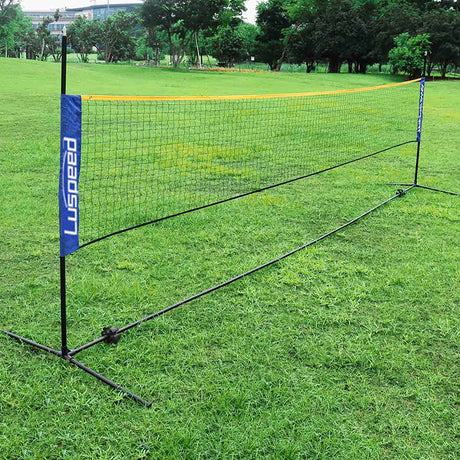 Professional Portable Foldable Badminton Net Standard 5.1m Indoor Outdoor White