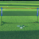 Professional Portable Foldable Badminton Net Standard 5.1m Indoor Outdoor White